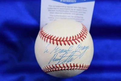 Rusty Staub Beckett BAS National League ONL Signed Baseball Le Grand Orange - Image 1 of 2