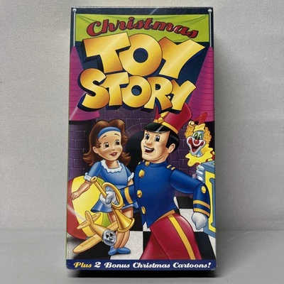 Christmas TOY STORY+ 2 Bonus Christmas Cartoons (VHS 1996) NEW SEALED! Foto 1 de 4