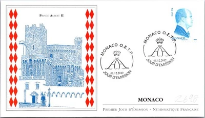 Monaco SC# 2698 FDC 2012 Prince Albert II - A03160 - Image 1 of 2