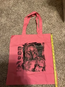 RARE Boba Fett DCon 2014 Pink Reusable Pink Tote Bag - Picture 1 of 7