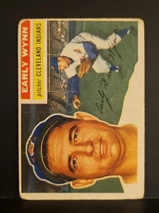 1956 Topps #187 Early Wynn HOF INDIANS - Picture 1 of 2
