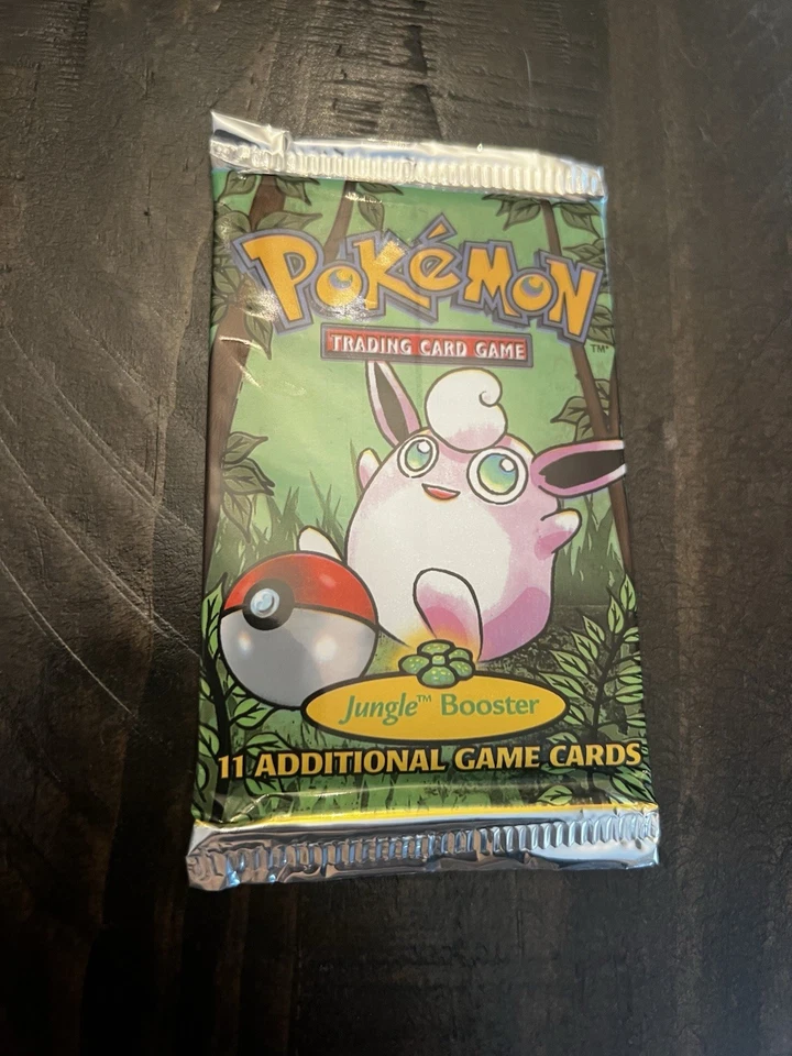 1999 Pokémon Jungle Booster Pack Wigglytuff Запечатанный И Невзвешенный - Изображение 1 из 2