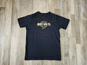 RARE!! @Nike Black Youth T-Shirt JUST DO IT. Graphic Athletic T-shirts size L - Picture 1 of 3