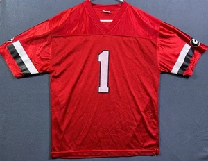 Go Dawgs #1 Georgia Bulldogs Black CFP FootballJersey Pro Edge Knights Apparel - Picture 1 of 12
