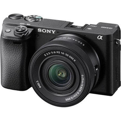 Sony a6400 24.2MP Mirrorless Camera with 16-50mm f/3.5-5.6 II Lens - New BOXED - Image 1 of 4