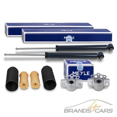 BESTPRICE, MEYLE MEYLE 2x STOßDÄMPFER +MEYLE DOMLAGER HINTEN FÜR ALFA FIAT PUNTO OPEL CORSA D