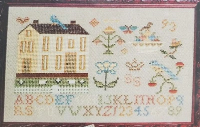 Homespun Elegance Counted Cross Stitch COUNTRY HOUSE SAMPLERS Chart - Image 1 of 3