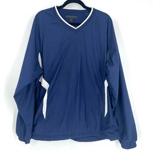 Under Armour Men’s Blue & White V neck Pullover windbreaker jacket XL - Picture 1 of 8