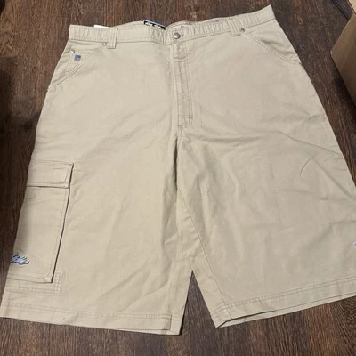 Pantalones Cortos De Colección Y2K Pelle Pelle Para Hombres Sueltos Caqui Talla 42 Hip Hop Carga Patinador Foto 1 de 4