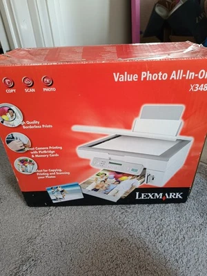Lexmark All In One Printer X3480 ,Copier, Scanner,Photo. - Image 1 of 4