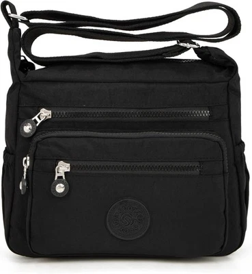 Crossbody Purses for Women Lightweight Shoulder Handbags Waterproof Nylon Travel - Image 1 of 4