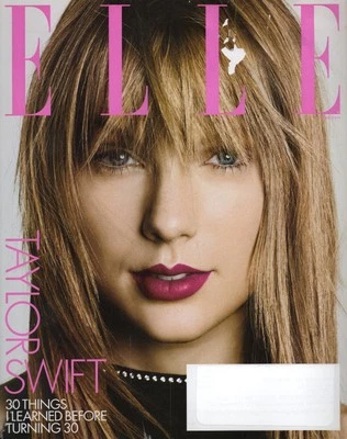 ELLE Magazine April 2019 Taylor Swift Margaret Qualley Jodie Comer Vanessa Moody - Image 1 of 3