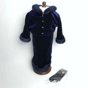 New American Girl Pleasant Co Twilight Outfit Jacket Skirt Stockings 2000 GOT - Picture 1 of 7