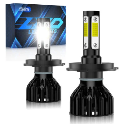 For Toyota Previa 1991-1993 4-Sides LED Headlight Kit High Low Beam Bulbs 10000K - Image 1 of 4
