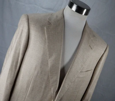 Precioso abrigo deportivo de seda/cachemira primavera 45 pashmina ERMENEGILDO ZEGNA 45R para hombre  Foto 1 de 4