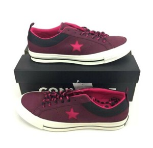 Las mejores ofertas en Parte superior de cuero Converse Rojo Zapatos  deportivos para mujeres | eBay