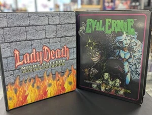 Lady Death Night Gallery Evil Ernie Collector Card Set with Binders Missing Card - Picture 1 of 15