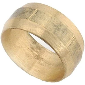 anderson metals corp 710060-08 2 Pack, 1/2 -Inch, Brass, Compression Sleeve - Picture 1 of 1