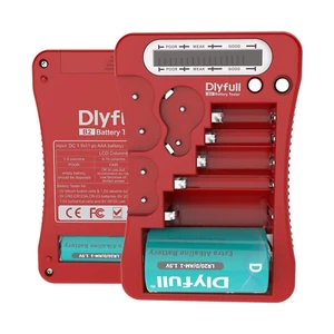 Battery Tester, LCD Display Universal Battery Checker for AA AAA C D 9V CR2032 C - Picture 1 of 12