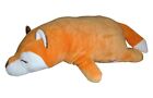 Tłusty lis pluszowa zabawka słodka puszysta poduszka wypchana miękkie zwierzę kreskówka piękny prezent 