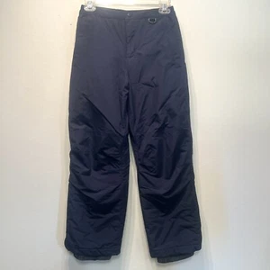Lands End Youth Squall Grow-A-Longs Ski Snow Pants Blue Sz 12 Flex Knee Zip Leg - Picture 1 of 12