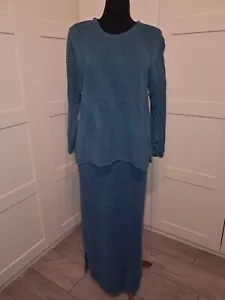 set blusa gonna lino MARIMEKKO vintage M L - Foto 1 di 6