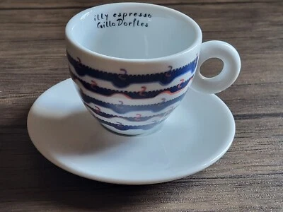 Illy collection   tasse  à café/cappuccino  GILLO DORFLES  diamètre 8cm neuf - Photo 1/4
