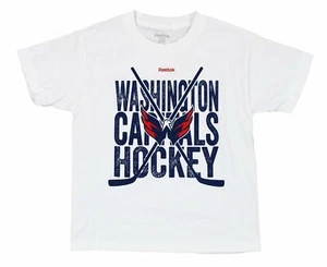 Reebok NHL Youth Washington Capitals "Cross Sticks" Short Sleeve Graphic Tee - Picture 1 of 4