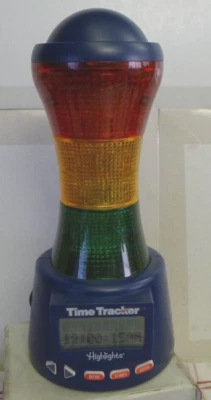 Learning Resources Highlights Magazine Time Tracker Visual Timer/Clock 9" TESTED - Image 1 of 4