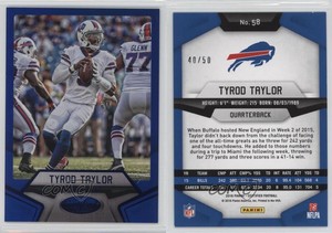 2016 Certified Mirror Blue /50 Tyrod Taylor #58