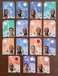 1999-00 FLEER ULTRA FEEL THE GAME COMPLETE BASKETBALL JERSEY INSERT SET 1-15 - Picture 1 of 7