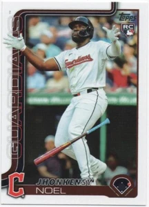 2025 Topps Series 1 Baseball JHONKENSY NOEL Base RC #24 Guardians - Picture 1 of 2