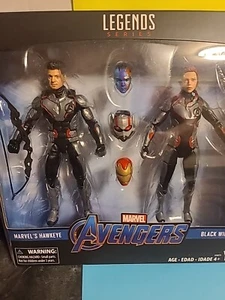 MARVEL LEGENDS MCU QUANTUM SUIT HAWKEYE & BLACK WIDOW MIP !  Avengers Endgame - Picture 1 of 10