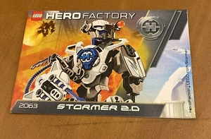 Lego 2063 Hero Factory Stormer 2.0 Instructional Manual ONLY - No Pieces - Picture 1 of 2