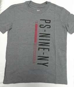 AEROPOSTALE Kids PS boys NINE NY Graphic T-shirt GRAY [size: 6] *New w/Tags - Picture 1 of 4