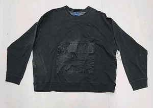Arizona Jean Co Mens 2XL Black Sweater Pullover Long Sleeve With Front Pocket - Picture 1 of 5
