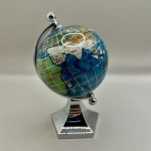 Small Cobalt Blue Ocean Gemstone Globe - Picture 1 of 6