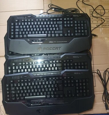 Job Lot 4x Roccat Keyboard Spair And Repair - Image 1 of 4