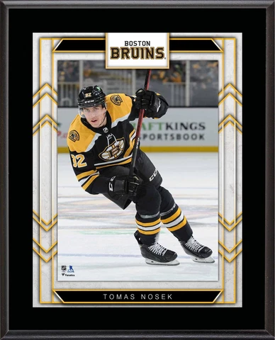Tomas Nosek Boston Bruins 10.5" x 13" Sublimated Player Plaque Cover
