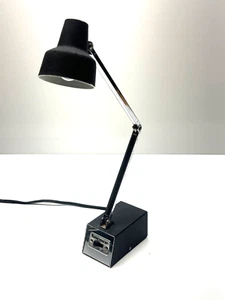 Vintage 1960s Tensor Adjustable Gooseneck Desk Lamp Small Hi-Lo WORKS MCM - Picture 1 of 12