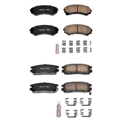 For Isuzu Rodeo 01-04 Brake Pad Set Z23 Evolution Sport Performance Carbon-Fiber - Image 1 of 4