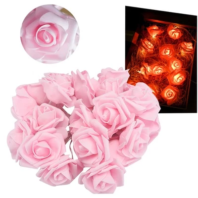 3 Meter 20LED USB Artificial Flower String Lights Rose Fairy Lights For Vale XG5 - Image 1 of 4