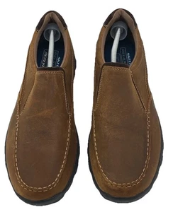 Skechers Herren Braun Wildleder Memory Foam Entspannte Passform Schuhe 64502 Größe 13 - Bild 1 von 12