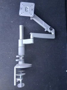 HumanScale M/FLEX Single Monitor Arm Straight Link 12" Post CLAMP MOUNT - Picture 1 of 15