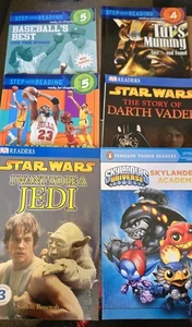 Levels 3,4,5 Readers Books Lot Boys Sports Star Wars Skylanders - Bild 1 von 4