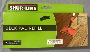 Shur-Line Tear-Resistant Deck Pad Refills Paint/Stain Deck/Fence 9” Rough Sponge - Picture 1 of 2