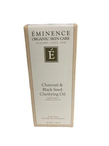 EMINENCE ORGANIC SKINCARE CHARCOAL&BLACK SEED CLARIFYING OIL1 OZ *FREESHIPPING* - Picture 1 of 2