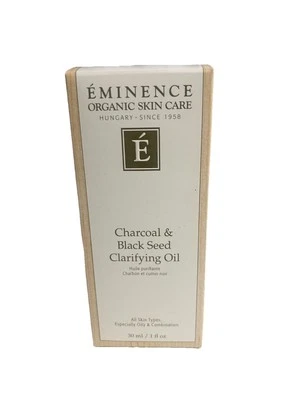 EMINENCE ORGANIC SKINCARE CHARCOAL & BLACK SEED CLARIFYING OIL1 盎司 *清水* — 第 1/2 张图片