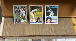 1983 Topps Baseball Card Complete Set (792) Sandberg Gwynn Boggs HOF Rookies NM - Picture 1 of 4