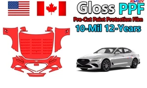PreCut PPF Paint Protection Film For Genesis G70 2.2-2.0T-3.3T 2021-2025 - Picture 1 of 12